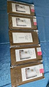 lot 3066 image: Liz Claiborne Lisette Rod Pocket Curtain Panels Set, 5 PACK, Fawn, 60x72