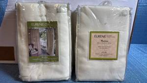 lot 8027 image: Elrene Matine Indoor Outdoor Curtain Panels Set