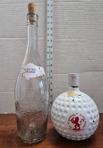 lot 392 image: Old St. Andres Golf Decanter and Fancy Wine Bottle