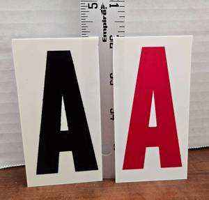 lot 399 image: Large Letter and Number Plastic Signage Collection.