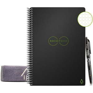 lot 400 image: Rocketbook Core Everlast Smart Reusable Notebook Pen & Cloth Executive Size