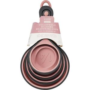 lot 403 image: Krumbs Kitchen Essentials Collapsible Silicone Measuring Cups Set