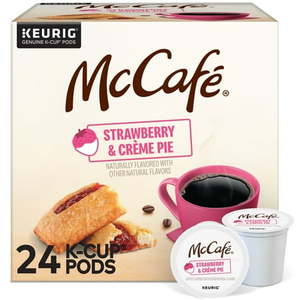 lot 435 image: McCafe  Strawberry & Cr�me Pie Limited Edition Light Roast K-Cup Coffee Pods  24 Count