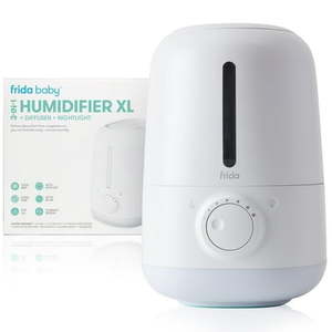 lot 9004 image: Frida Baby 3-in-1 Cool Mist Humidifier for Baby with Diffuser  Nightlight  Baby Humidifier for Bedroom  Nursery  Large Rooms  Quiet  Auto Shut Off  Runs 24hrs 0.5 Gallon Tank (1.9 Liter Tank)