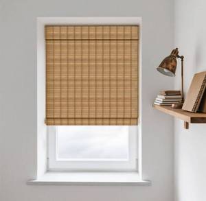 lot 9010 image: Cordless Bamboo Window Blinds 32 wide