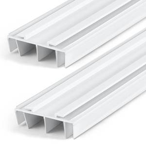 lot 9021 image: Pangda 2 Pcs Under Door Seal Door Bottom Seal 36 Long 1 34 Wide Strip Weather Stripping Sweep Draft Stopper Channel Replacement with Fins Weatherstrip Vinyl Draft Blocker for Exterior Interior Home