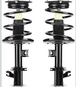 lot 9043 image: ILONPA 172392 172393 Front Struts Shocks for Nissan Altima (Exc. Hybrid) 2007-2012, Altima S 2.5L Coupe 2013, wCoil Springs Strut Shock Absorbers Assembly Suspension kit 2008 2009 2010 2011
