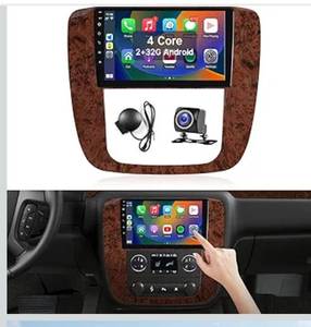 lot 9059 image: Leadfan Car Radio Stereo for Chevrolet Chevy Silverado Tahoe Suburban GMC Yukon 2007-2012 with Wireless Carplay Android Auto 9 TouchScreen Replacement with Bluetooth GPS Navigation WiFi Backup Camera