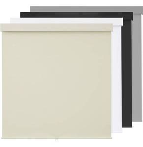 lot 9097 image: Blackout Cordless Roller Shades Blinds for Windows,Free-Stop Window Shades Pull Down,Blackout Blinds for Indoor Windows,Home,Office,Thermal Insulated Fabric, UV Protection,Ivory,25 W x 72 H