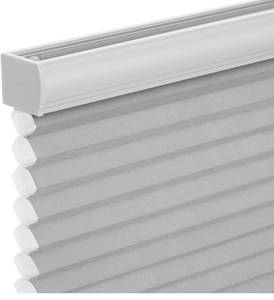 lot 9098 image: Changshade Cordless Cellular Shades, Light Filtering Honeycomb Shades for Windows, Pull Down Pleated Blinds, Easy to Install for Indoor Windows and French Doors,42 W x 72 H, Grey