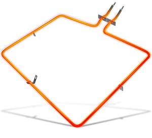 lot 9112 image: (201)W10779716 Range Oven Bake Element Compatible with Whirlpool KitchenAid Maytag WFE540H0AS0 WFE540H0ES0 MER8700DS1 KSDB900ESS2, W10774342 Oven Heating Element Replace PS11703285 AP5970727 W10289097