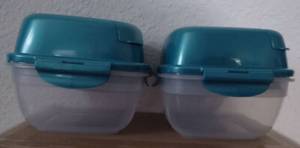 lot 9123 image: LocknLock Set of 2 Zen Lunch Containers w Utensils
