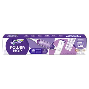 lot 9133 image: Swiffer Power Mop Multi-Surface Kit for Floor Cleaning  Fresh Scent