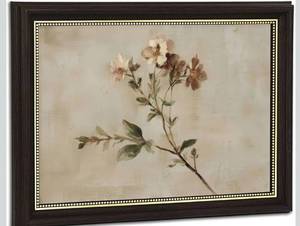 lot 9155 image: Vintage Wildflower Wall Art Framed Neutral Floral Wall Decor Rustic Botanical Posters Prints Farmhouse Painting Pictures for Home Living Room Decor