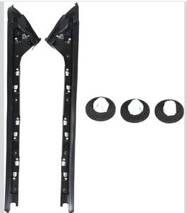 lot 9193 image: Srum Windshield A Pillar Molding Trim, 1 Pair Left Right Windshield Pillar Trim Molding Replacement Compatible with 2011-2019 Ford Explorer, 926 451 BB5Z7803137AB BB5Z7803145AA Driver Passenger Side