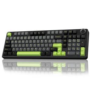 lot 9248 image: AULA F99 Pro Wireless Mechanical Keyboard with Knob,Creamy Sound,Tri-Mode BT5.0USB-C2.4GHz Hot Swappable Keyboard,Gasket Structure,RGB Backlit Computer Gaming Keyboards