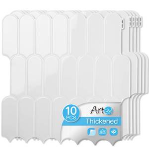 lot 9255 image: Art3d 12 x 12 Inch Heavy-Duty Peel and Stick Backsplash, Self-adhesive Wall Tiles for Kitchen Bathroom Decor, 10-Pack White