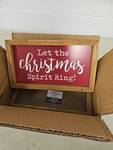 lot 24642 image: Holiday Home 8 In. Christmas Sign - 6 ct.
