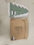 lot 24645 image: Kroger Holiday Home 11 In. Wood Tree - Solid Green