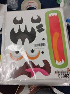 lot 24698 image: AnSun Pumpkin Decorating Foam Stickers in 24 Designs Halloween Party Supplies Trick or Treat Party Favors (36 Pack) - 38 Packs