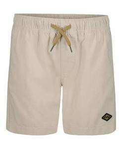 lot 4604 image: Billabong Boys Larry Layback Elastic Waist Shorts, 100% Cotton Pull-On with Drawcord & Pockets, Chino, 14-16 - Retail $23