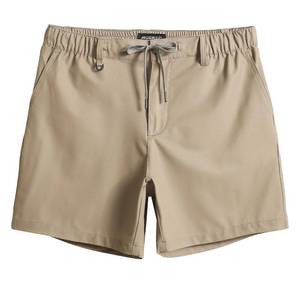 lot 4616 image: Maamgic Mens 5 Inseam Casual Classic Fit Shorts with Multi-Pocket, Hybrid Quick Dry Khaki Large - Retail $28
