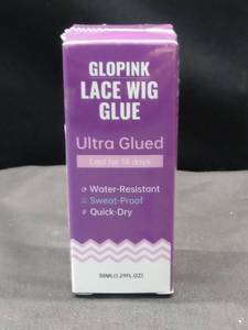 lot 4698 image: Glopink Lace Wig Glue Ultra Glued 1.29 Oz&nbsp