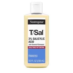 lot 4733 image: Neutrogena TSal 3% Salicylic Acid Anti-Dandruff Shampoo, Controls Scalp Build-Up & Relieves Itching & Flaking from Dandruff, Scalp Psoriasis & Seborrheic Dermatitis, 8 fl. oz - Retail $13
