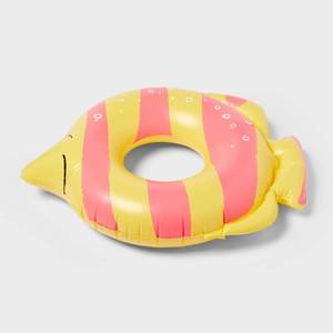 lot 4742 image: Fishy Swim Tube - Sun Squad PVC Water Float for Kids and Adults - Retail $10