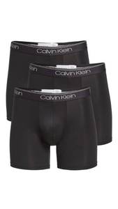lot 4787 image: Calvin Klein Mens Micro Stretch 3-Pack Boxer Brief, 3 Black, S - Retail $26