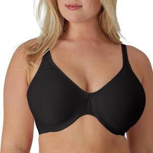 lot 4793 image: Bali Passion for Comfort Minimizer Bra, Full-Coverage Underwire Bra with Seamless Cups, Everyday Bra, No-Bulge Smoothing, Black, 36G - Retail $28