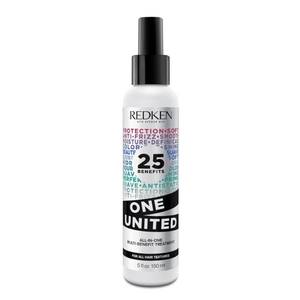 lot 4813 image: Redken One United All-In-One Leave In Conditioner - Multi-Benefit Leave In Treatment For All Hair Types, Heat Protectant and Detangler Spray, Paraben-Free, 5 Fl Oz - Retail $31