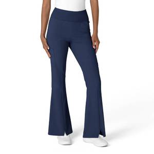 lot 4824 image: Wink Scrubs for Women, Renew, Cargo Flare Pants, with 7 Pockets, M Petite - Retail $32