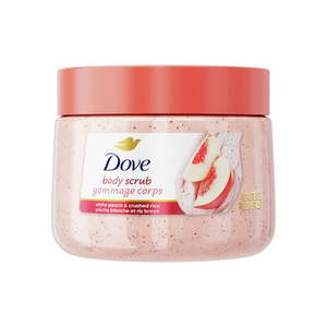 lot 4825 image: Dove Exfoliating Body Scrub for Women Peach  15 oz - Retail $11