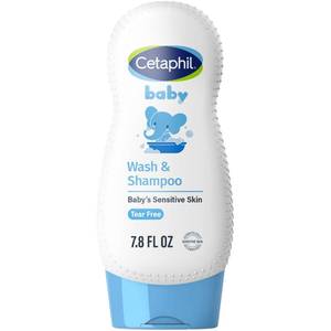 lot 4834 image: Cetaphil Baby Shampoo and Body Wash with Organic Calendula, Tear Free, Hypoallergenic, Ideal for Everyday Use, Dermatologist Tested, 7.8oz - Retail $6