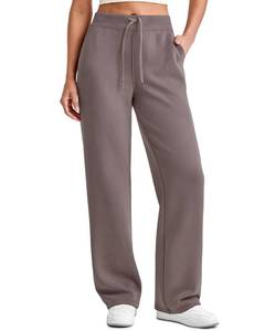 lot 4843 image: G4Free High Waisted Drawstring Sweatpants for Women Wide Leg Modal Soft Casual Lounge Pants with Pockets Lounge Trousers(Taupe,XL,Extra Tall) - Retail $41