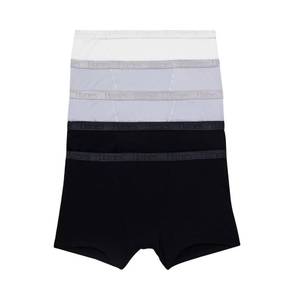 lot 4858 image: Hanes Womens Originals Supersoft Boxer Briefs, 5-Pack, Viscose from Bamboo Underwear, BlackSilver OpalWhite, L - Retail $26