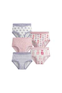 lot 4873 image: monica  andy Toddler Girls Underwear Pack, 5 Pairs, Purple Multi, Size 4-5T, Double Layered Bottom Panel, 100% Organic Girls Underwear, Sustainable Super Soft Fabric, Sizes for Kids & Toddler