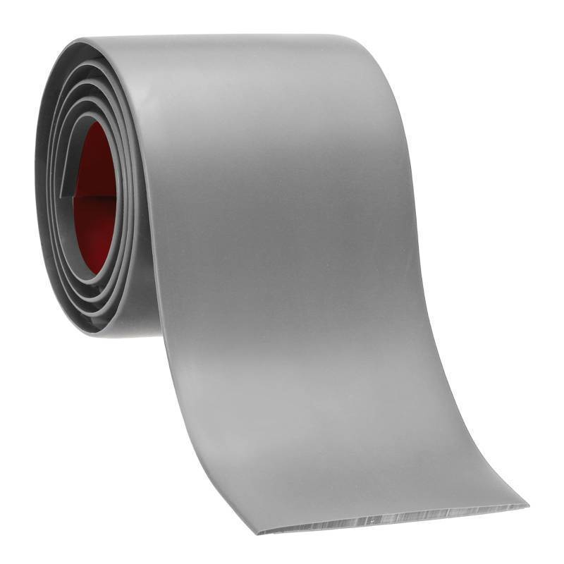 lot 36328 image: Self Adhesive Floor Transition Strip  about 10 ft x 3 Vinyl Flat Divider Flooring for Joining Floor Gaps Carpet Transition Floor Tiles, Gray - Retail $22