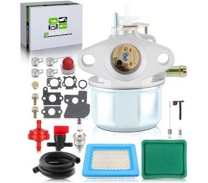 lot 62927 image: 126t02 Carburetor 499059 694505 520964 for Troy Bilt 020337 1902 1902-0 1902-1 020207 020293 Pressure Washer for 126M02 12H802 126T02 121K02 122K02 123K02 121 122 123 Series wAir Filter Kit - Retail $20