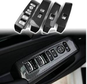 lot 62936 image: Compatible with Honda Civic Accessories Window Control Panel Door Armrest Cover Trims Interior Accessory for Civic 2022 2023 2024 2025 2026 (Carbon Fiber Print) - Retail $34