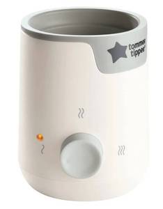 lot 62954 image: Tommee Tippee Easiwarm Bottle Warmer, Warms Breast Milk and Formula Bottles to Body Temperature in Minutes, Automatic Timer, One-Dial Operation, White - Retail $27