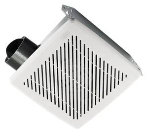 lot 62988 image: Broan-Nutone Bathroom Exhaust Fan, 50 CFM Modern Grille, Energy Star Fan, 2.0 Sones - Retail $24