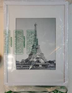 lot 63007 image: 5 Value Pack Luxury Set of 12 by 16-inch Wood Photo Frames, Tempered Glass, with White Core Mat Board for 8x10.5 Pictures. - Retail $40