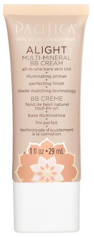 lot 29751 image: Pacifica Beauty Alight Multi Mineral BB Cream - Lightweight Tinted Face Moisturizer & Sheer Foundation - Dewy Glow Makeup with Hyaluronic Acid - Vegan, Cruelty Free & Color Adjusting - 1.0 Oz - Retail $16
