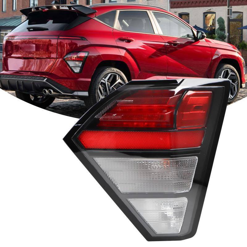 lot 62637 image: YEQSHNG Right LED Tail light WHalogen Turn Signal Assembly Compatible With 2024-2025 Hyundai Kona SESELN-Line Outer Rear Tail Lamp Right Passenger Side 92406-BE020 - Retail $263