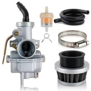 lot 32855 image: Carbhub PZ20 Carburetor for Kazuma Baja 50cc 70cc 90cc 110cc 125cc TaoTao 110B NST SunL Chinese Quad 4 stroke ATV 4 wheeler Go kart Dirt Bike Honda CRF50F XL75 CRF80F XR50R with Air Fuel Filter - Retail $14
