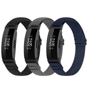 lot 42249 image: Huamanlou Adjustable Elastic Nylon Sport Bands Compatible with Fitbit Inspire 3Inspire 2InspireInspire HRAce 2Ace 3, Soft Loop Stretchy Straps Replacement Wristbands for Fitbit Inspire Women Men - Retail $10