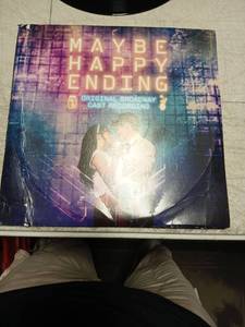 lot 42294 image: Maybe Happy Ending Original Broadway Cast Recording Vinyl LP see pictures  - Retail $25