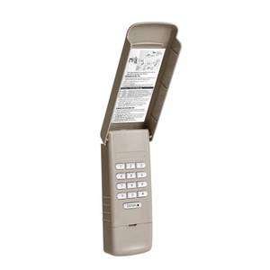 lot 42302 image: LiftMaster 877LM Wireless Universal Garage Door Opener Keypad 5 Year Warranty - Retail $16